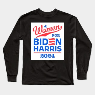 Women For Biden 2024 Long Sleeve T-Shirt